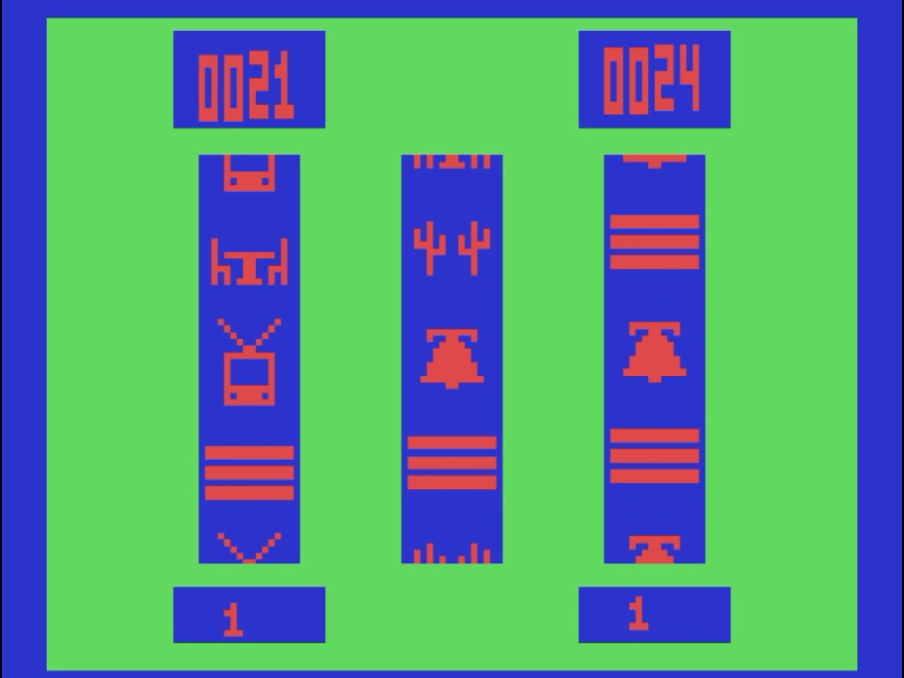 Screenshot of Slot Machine for Atari 2600